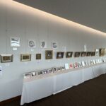 一宮市民ギャラリー「月と猫と龍神 展」の会場全景